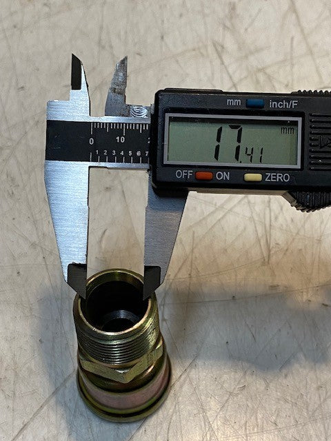 2 Quantity of Parker Crimp Style Hydraulic Hose Fittings 10126-12-12 (2 Qty)