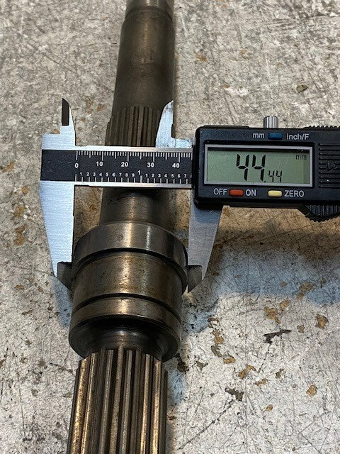 Shaft 10" Long 32mm 14-Spline 25mm End 44mm OD