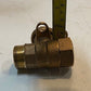 McDonald 300W Lockable Brass Curb Stop Ball Valve NL Shut Off Valve