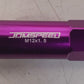 40 Qty of JDMSPEED Purple Aluminum Tuner Racing Lug Nuts M12X1.5 (40 Qty)