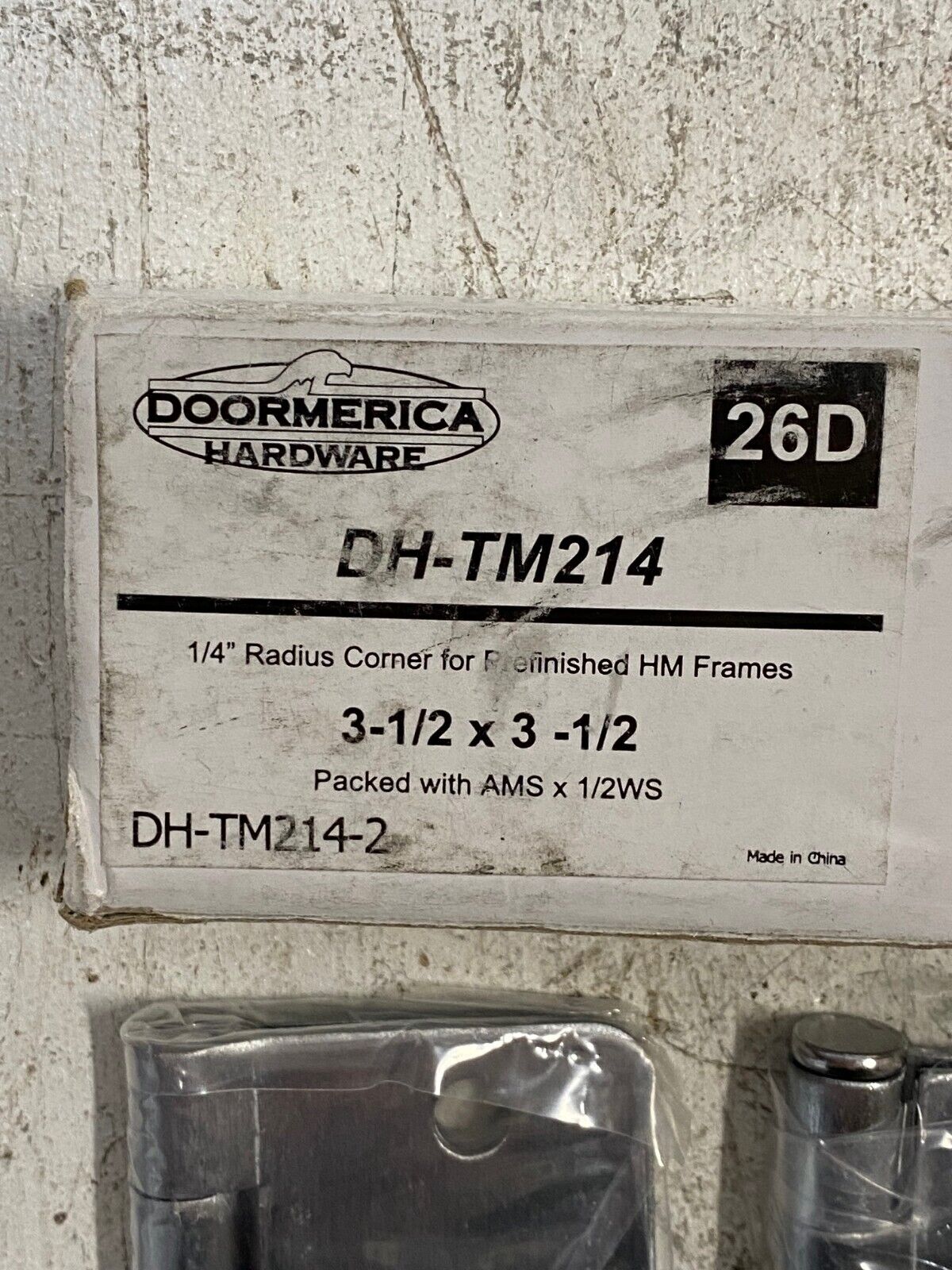 3 Qty of Doormerica Hardware DH-TM214 Door Hinges 3-1/2 x 3-1/2 in (3 Quantity)