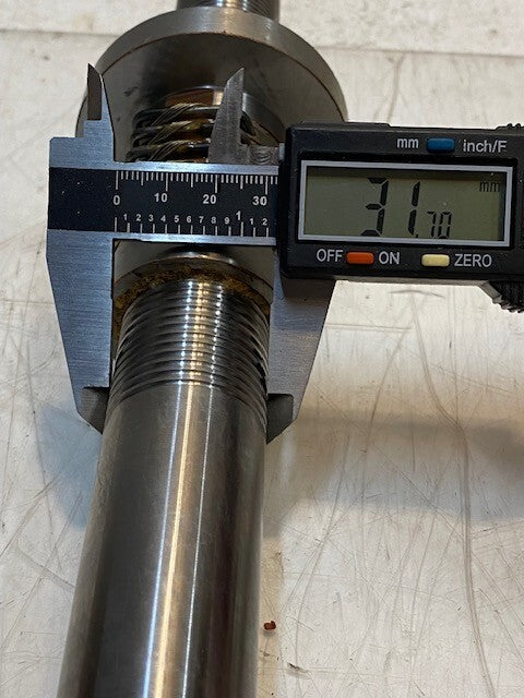 Ball Screw Actuator Assembly 18" L 20mm Thread 70mm OD 32mm Thread