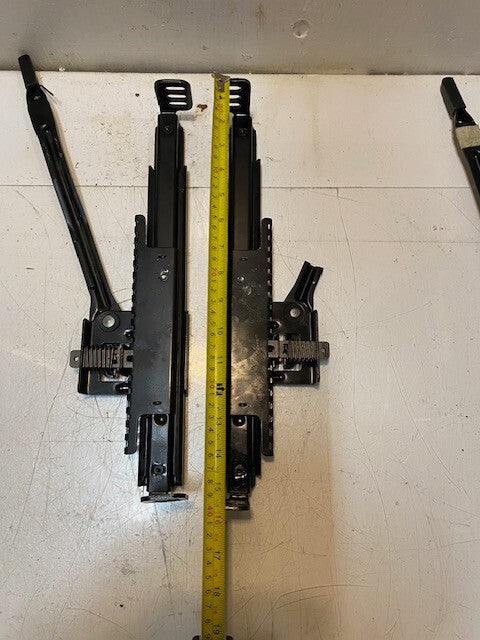 Pair of Seat Sliders for Volkswagen 15-6/8" Length 2" Width 3" Height