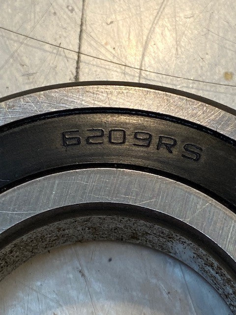 2 Quantity of Sealed Bearings 6209RS | 85mm OD 45mm Bore 19mm Thick (2 Quantity)