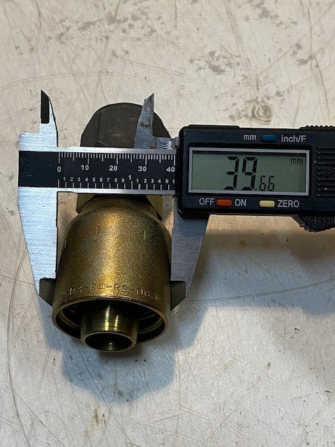 2 Qty of Parker 11143-12-12 | 12BU | KJ7H Straight On Air Chuck Adapters (2 Qty)