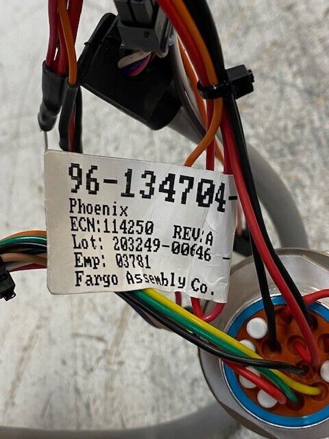 Fargo Assembly Control Box Harness 96-134704-004A, 114250, 03781, 203249-00646