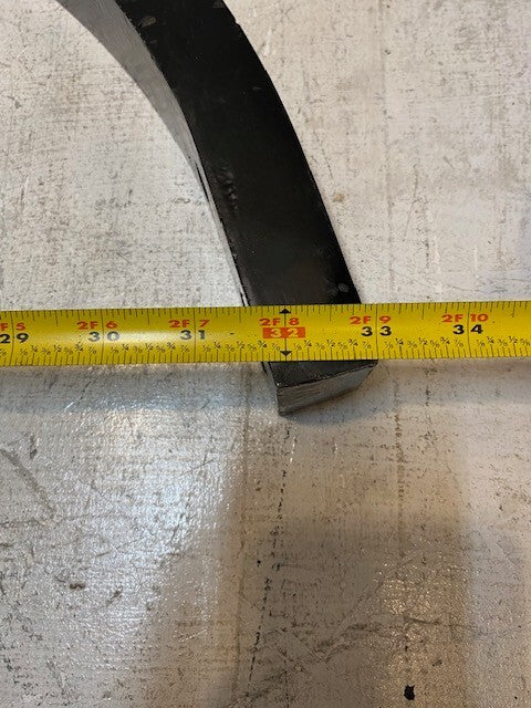 Curved Fender Flare 33" Long 2" Wide 1-1/4" Thick