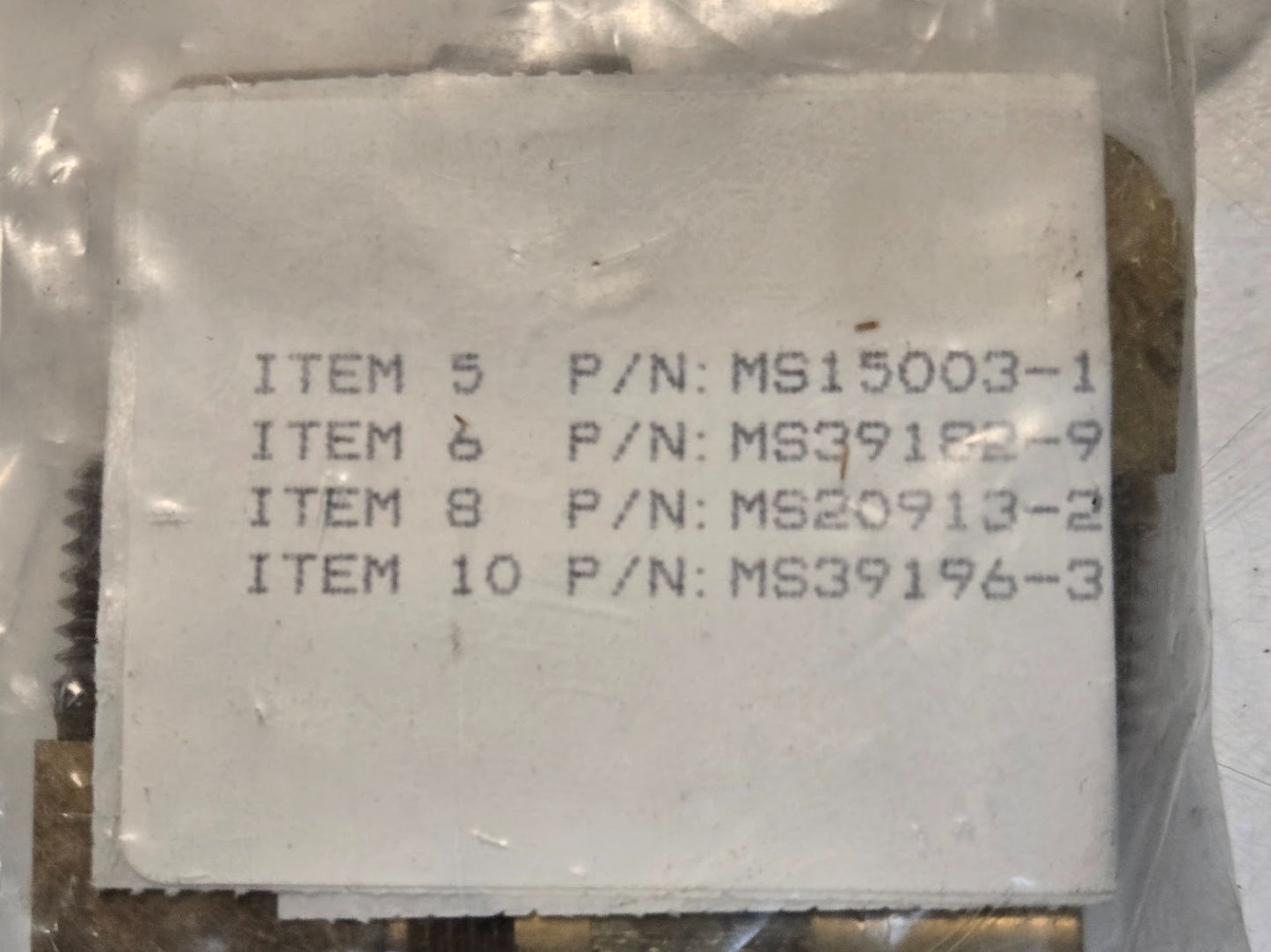 Eur-Pac Hardware Kit 12269900 for Bendix King Brake Valve | Pictured Items Only