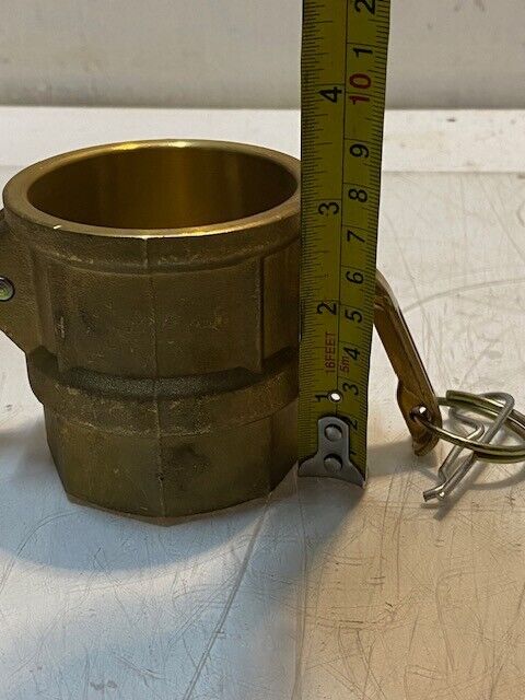 Neco D-200 Cam Lock Coupling 63mm Bore 76mm OD 56mm Thread Bore 67mm Thread OD