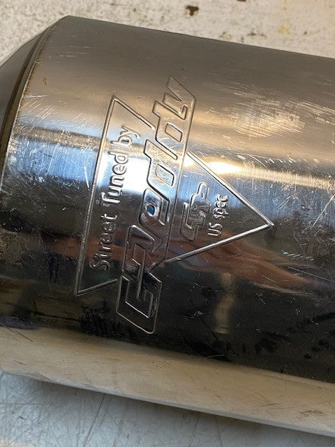 Greddy Automotive Twin-Loop Exhaust Muffler 30" Long 8-1/4" Dia. 57mm Bore