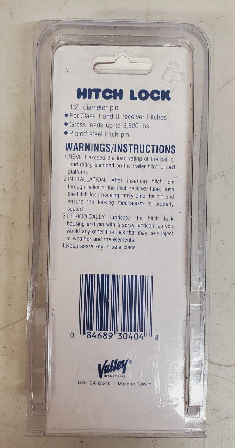 5 Qty. of Valley Trailer Hitch Kit Hitch Pin | Trailer Ball | Hitch Lock (5 Qty)