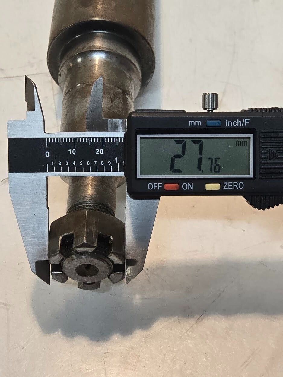 Spindle 208-019 w/ Castellated Nut for Schulte | 16.5" Long 2" Diameter