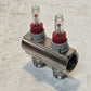 ICMA 2 Circuit Manifold with Flowmeters | ICMA-Italy | 1" Manifold | 3/4" Inlets