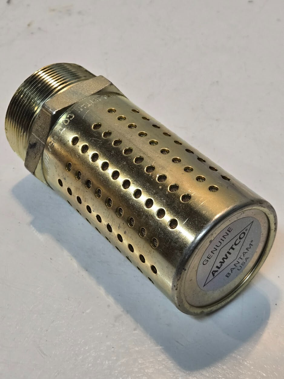 Alwitco Bantam Muffler B168 | 5.5" Long 2" MPT 60.3mm Hex 46.2mm ID