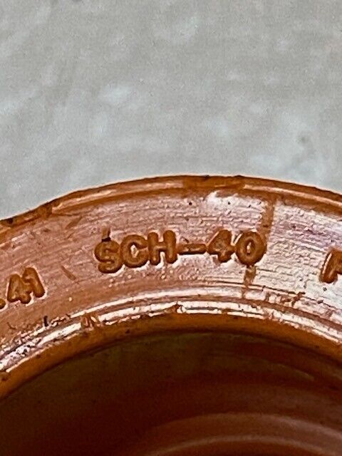 9 Quantity of Spears FlameGuard CPVC-41 SCH-40 3/4" x 1/2" Brass Thread (9Qty)