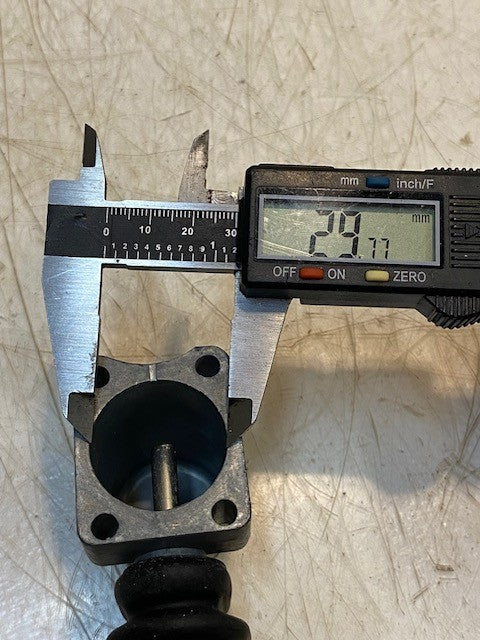 Hydraulic Control Lever Valve Handle 30mm Bore 8" Long 1-3/8" Wide 2" Tall