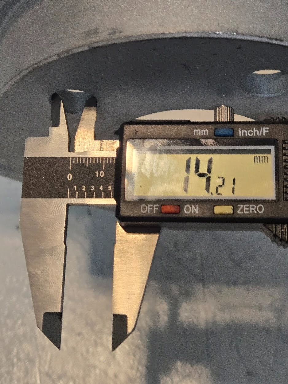 Drilled and Slotted Brake Rotor 5x100mm Bolt Pattern 10 3/16" Diameter