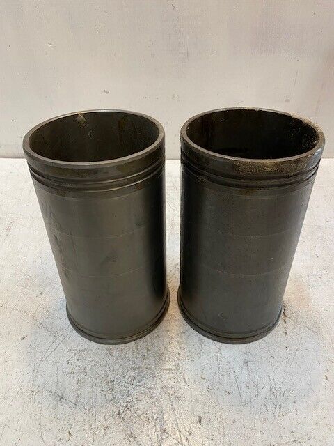 2 Qty of Cylinder Sleeves 10-1/4" Long 5-1/4" ID 5-11/16" OD 6" OD Bottom -2 Qty