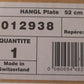 2 Quantity of Salomon Ski Hangl Plates 012938 (2 Qty)