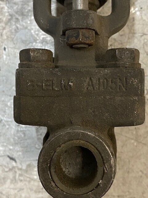 B-ELM | A105N | BFHD | 1/2 800 Forge Steel Rising Stem Gate Valve - USED