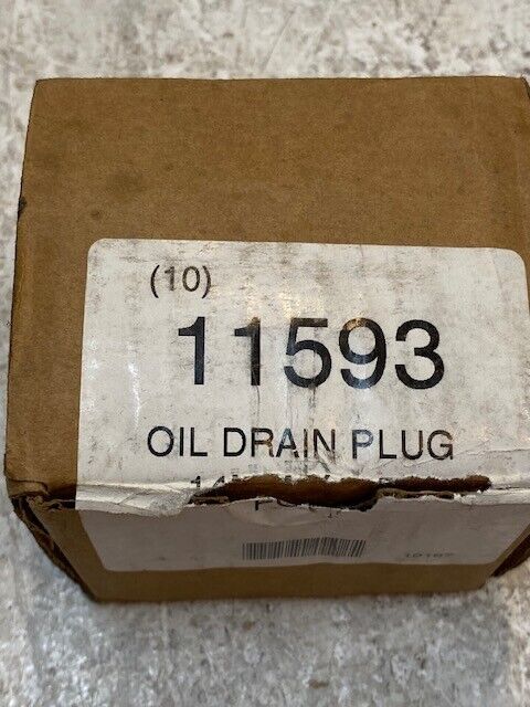 Pack of 10 Oil Drain Plugs 5.8 | 11593 14mm Thread 28mm OD 11mm End