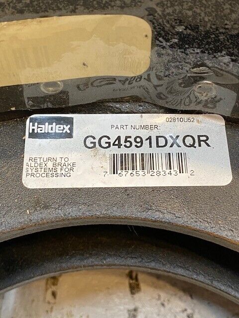 Haldex GG4591DXQR Drum Brake Shoe Dexter 40-174