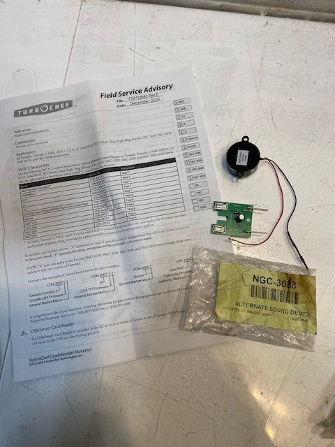 6 Qty of Turbo Chef Cap-Diode Boards CON-7015 w/ Buzzers CEP-2260A (6 Qty)