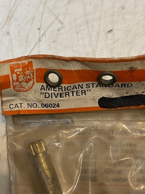 2 Quantity of P&M Cat. No. 06024 American Standard Diverter (2 Quantity)