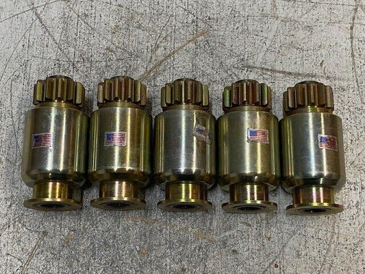 5 Qty of Starter Drives 4-3/4in Length 21mm Bore 16mm Bore 45mm OD (5 Qty)