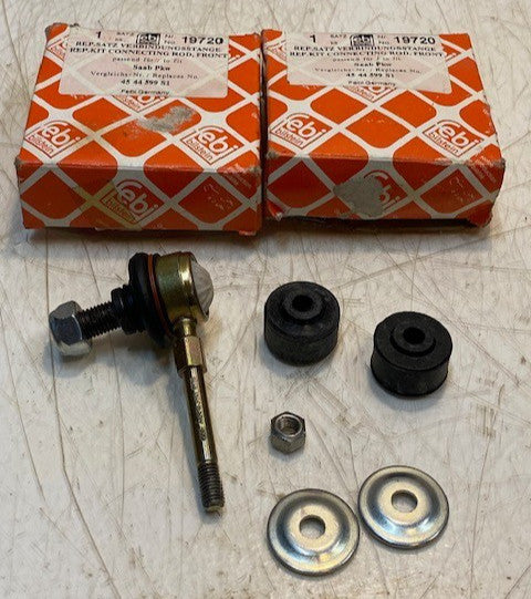 2 Qty of Febi Bilstein Saab Stabilizer Sway Bar Link Front R or L 19720 (2 Qty)