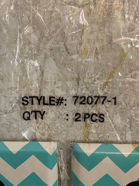 2 Quantity of Light Switch Plates Teal & White Chevron & Anchor 72077-1 (2 Qty)