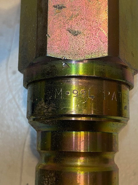 2 Quantity of Faster Hydraulic Flat Face Couplers FF134 | 34NPTM-99N (2 Qty)