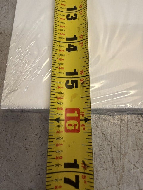 Box Of 5 White Wall Shelves With Installation Kit 15-3/4 Inch Shelf Length