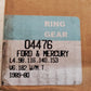 Ring Gear FRG-132E 04476 For Ford & Mercury L4.98.116.140.153 V6.182 W/M. T.