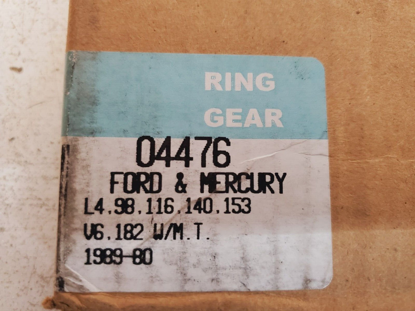 Ring Gear FRG-132E 04476 For Ford & Mercury L4.98.116.140.153 V6.182 W/M. T.