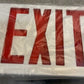 E-Conolight E-XP2RBW Exit Lighting Fixture Damp Location Rated Safety Sign