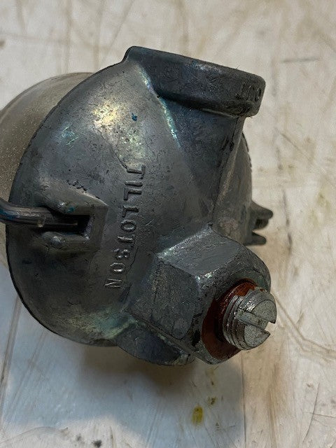 Tillotson Vintage Glass Fuel Sediment Bowl Assembly Made in USA Fuel Strainer