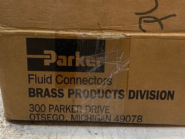 13 Quantity of Parker Brass Compression Fluid Connectors VS169CA-8-6 (13 Qty)