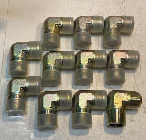11 Quantity of 90 Degree Male Elbow Fittings PMI C-1-5/8 | 41mm Thread (11 Qty)