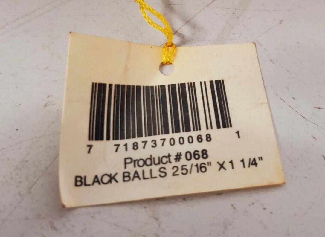 4 Qty. of Black Hitch Balls # 068 | 2-5/16" x 1-1/4" | 25000 Lb | V19 (4 Qty)