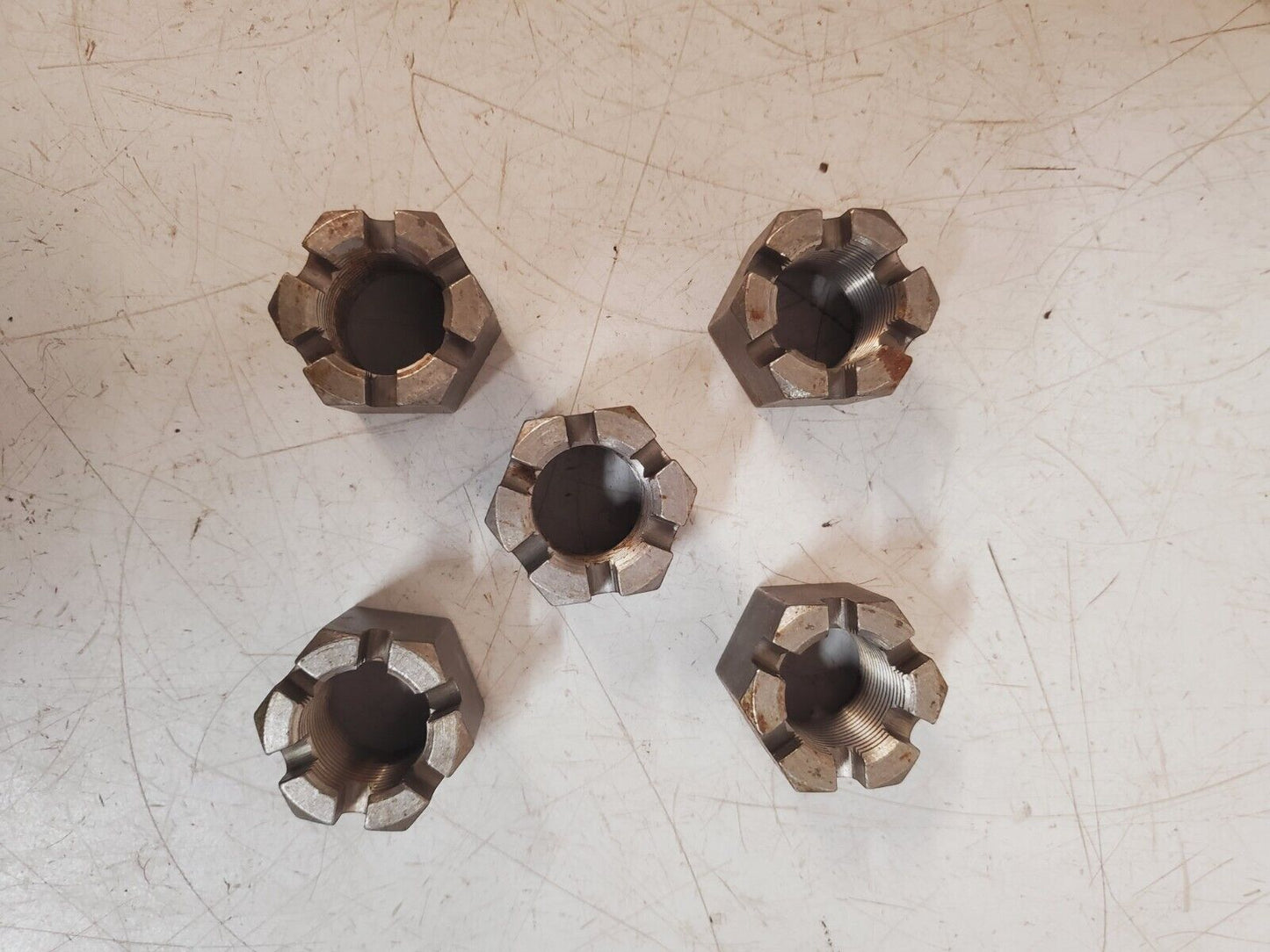 5 Qty. of Waukesha Slotted Hexagon Nuts 5310842-9160 | DSA500-69-M-TT66 (5 Qty)