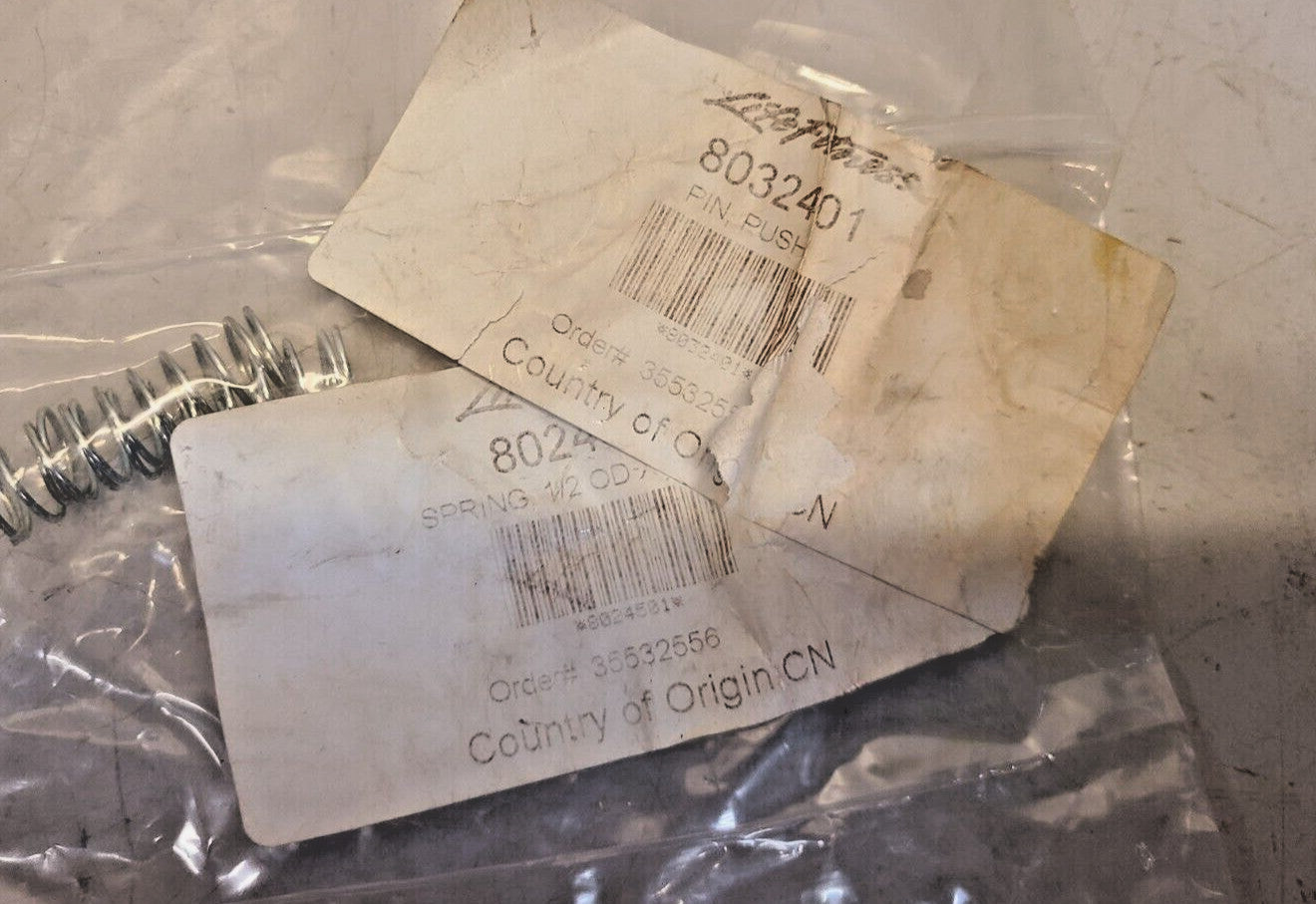 LifeFitness Push Pin & Spring Kit 8032401 | 8024501