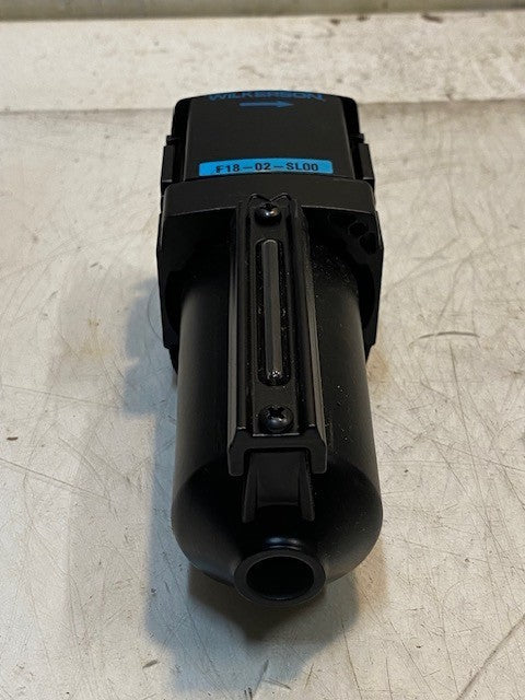 Wilkerson F18-02-SL00 Compressed Air Filter 5 Micron Rating Drain Compressor