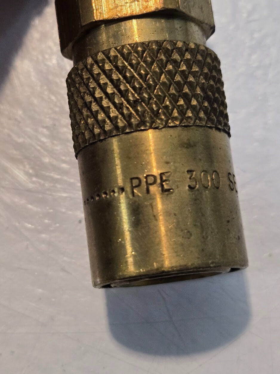 2 Quantity of PPE 300 Series 1/4" Quick Connect Couplings 3/8" Push-Lok (2 Qty)