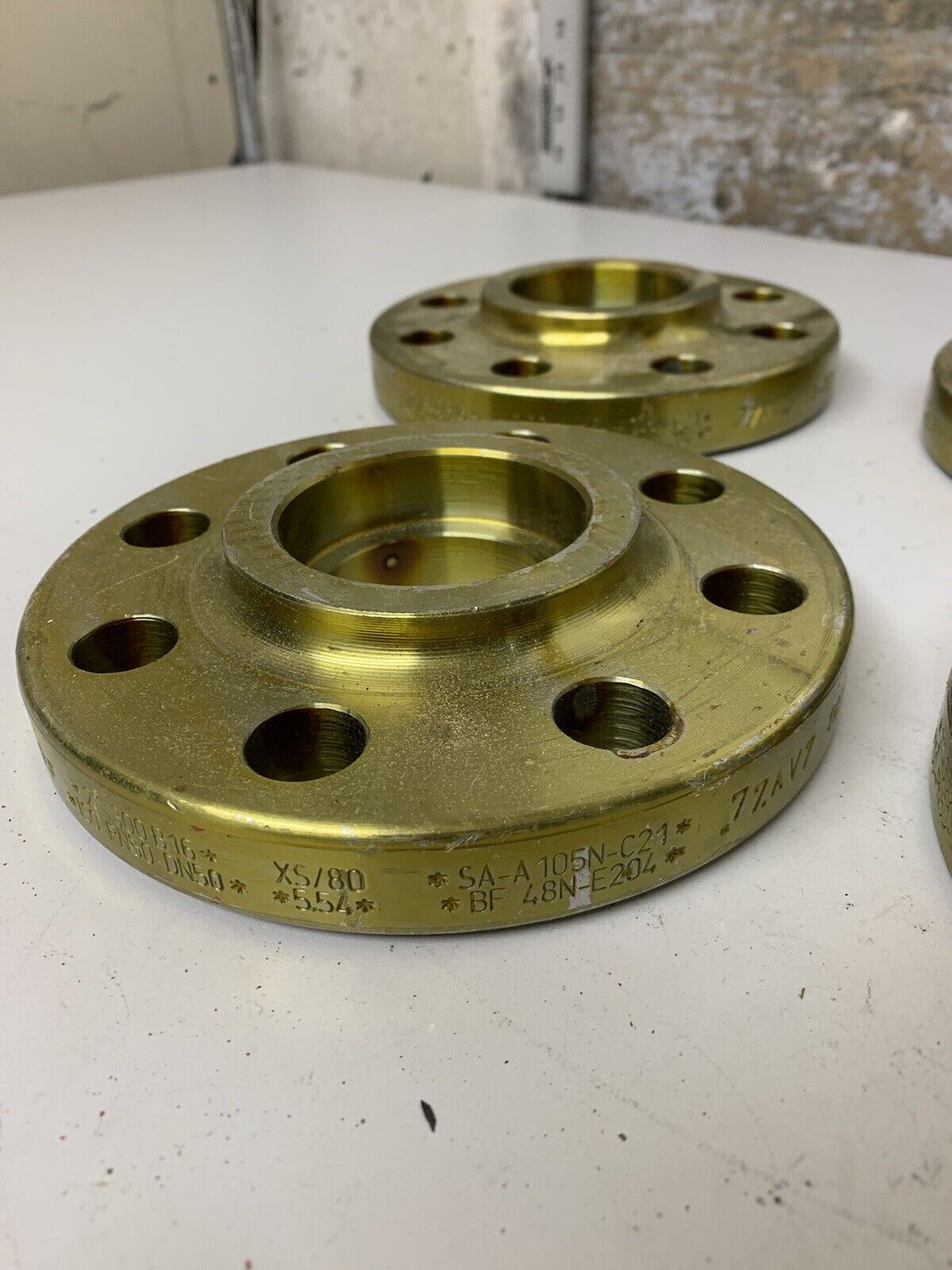 4 Pack of 2” - 300 B16 Raised Flanges 5.54, IS0-PN50-DN50, SA-A105N-C21