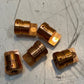 93 Quantity of Copper Screw Machine Nozzle Parts 5mm ID 17mm OD 23mm L (93 Qty)