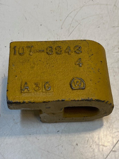 Caterpillar CAT Holder Part 107-3343 | 4-1/2" Long 2-7/8" Wide 2-1/2" Tall
