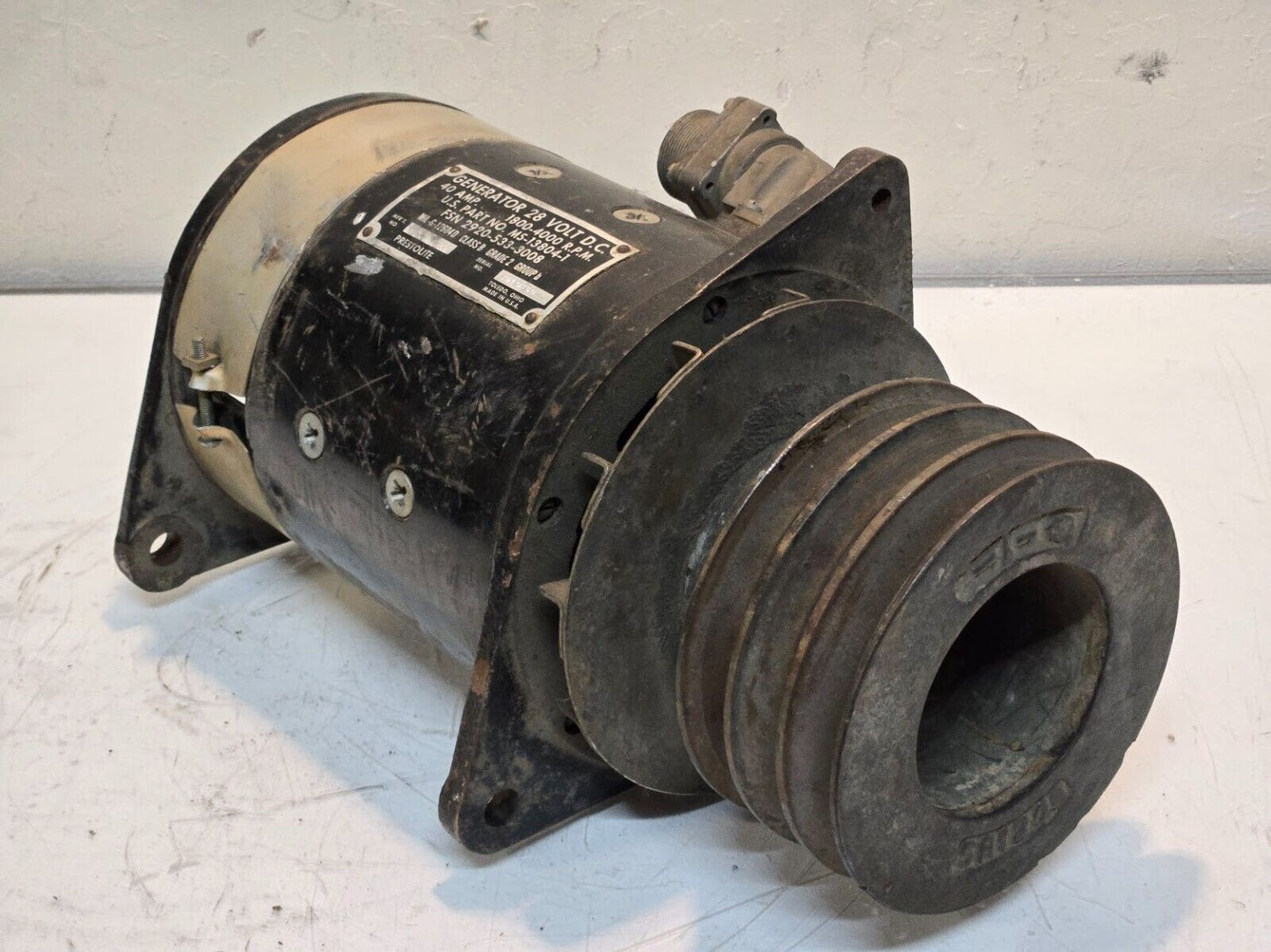 Prestolite Generator 28 Volt DC 40 Amp MS-13804-1 | 2920-533-3008 | MIL-G-12604D