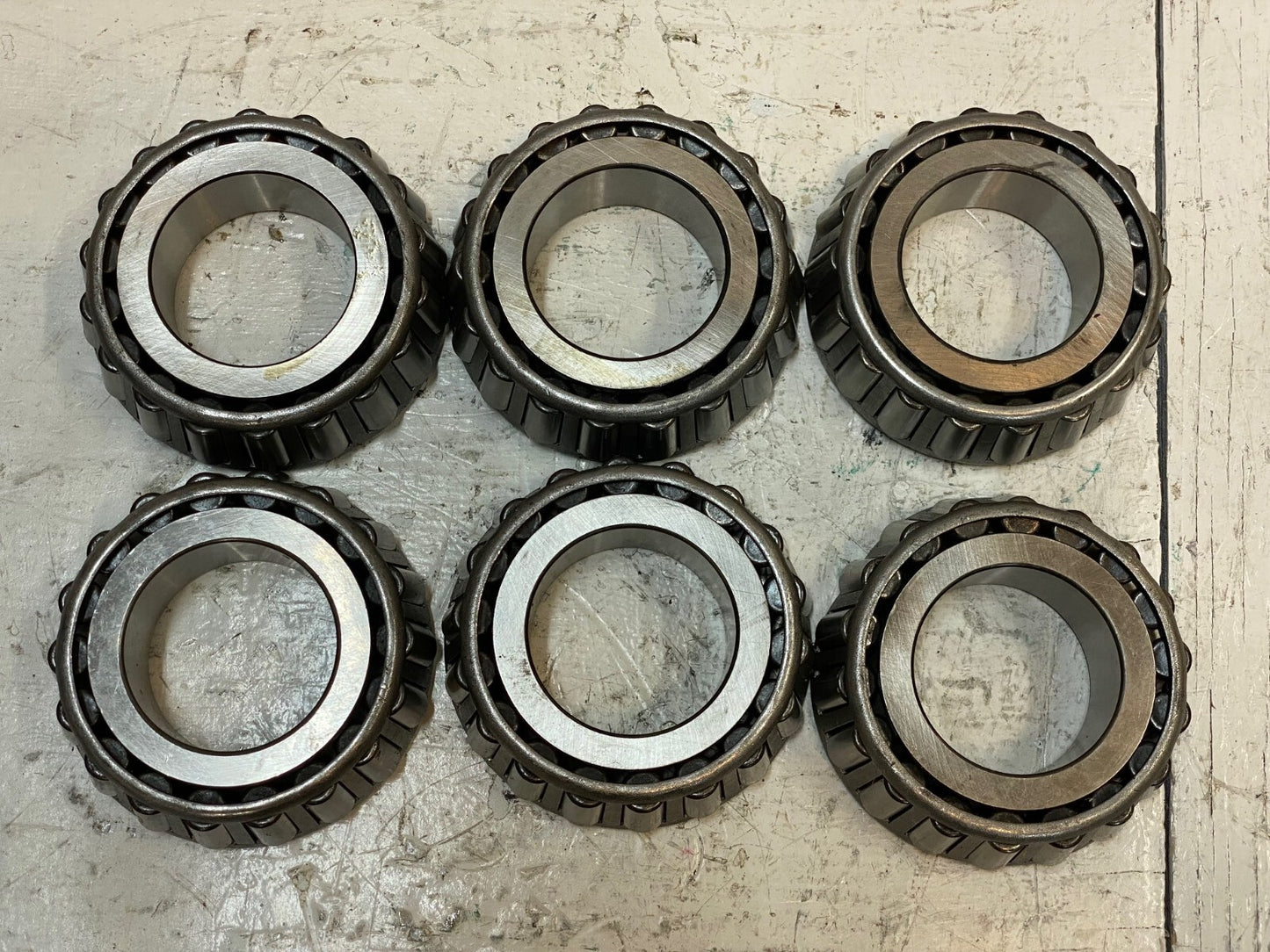 6 Bower 455 CX9 Tapered Roller Bearings (6 qty)