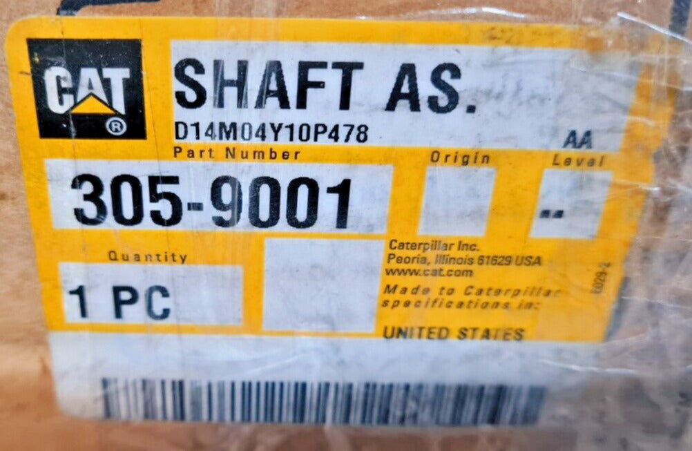 CAT Shaft Assembly-Input 305-9001 | D14M04Y10P478